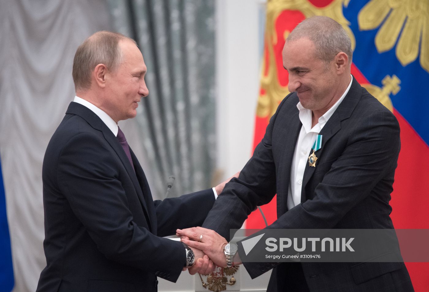 President Vladimir Putin presents state awards at Moscow Kremlin