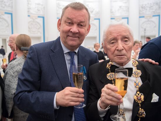 President Vladimir Putin presents state awards at Moscow Kremlin