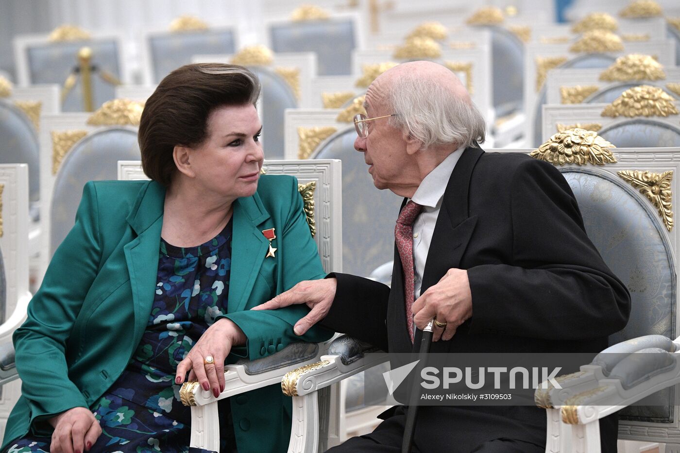 President Vladimir Putin presents state awards at Moscow Kremlin