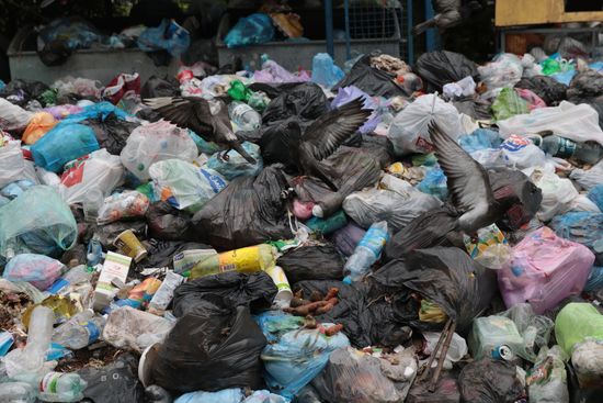 Undisposed waste in Lviv
