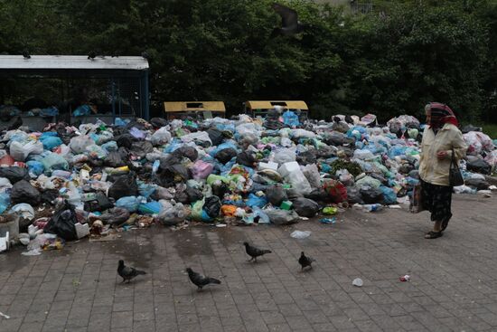Undisposed waste in Lviv