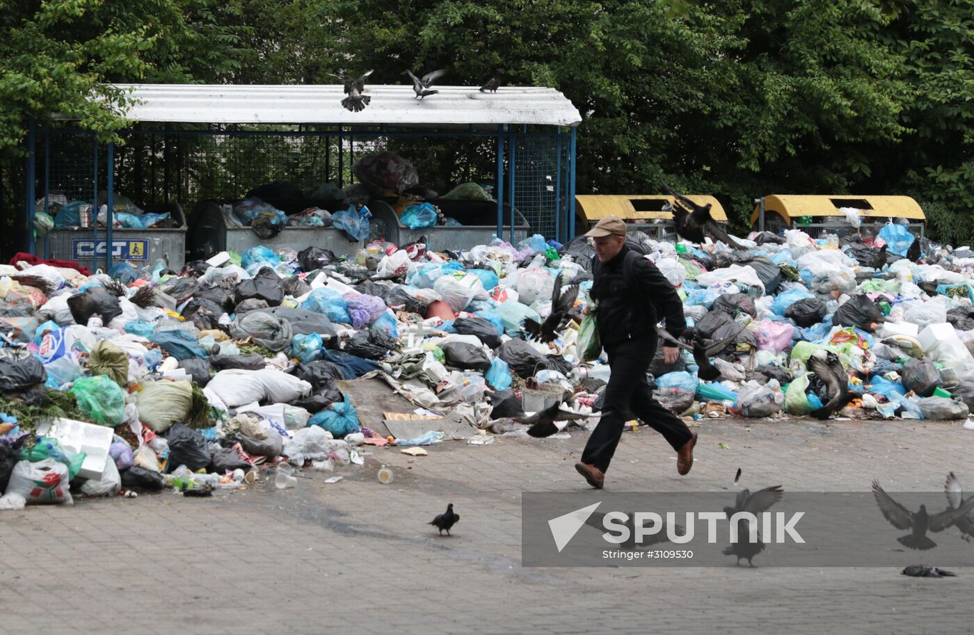 Undisposed waste in Lviv