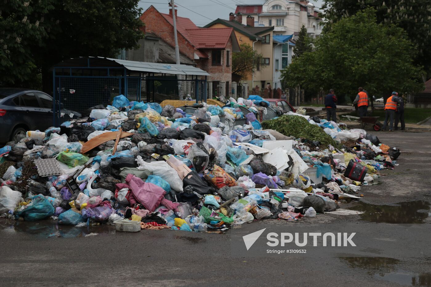 Undisposed waste in Lviv