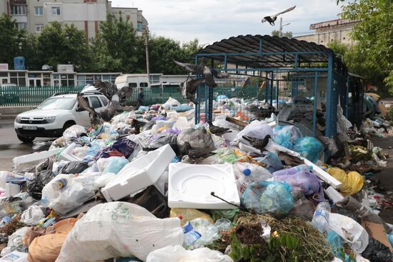 Undisposed waste in Lviv