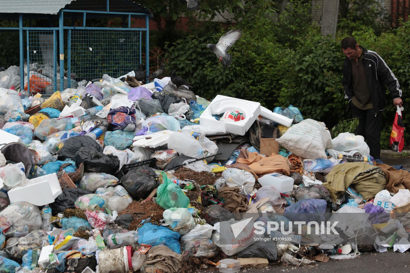 Undisposed waste in Lviv