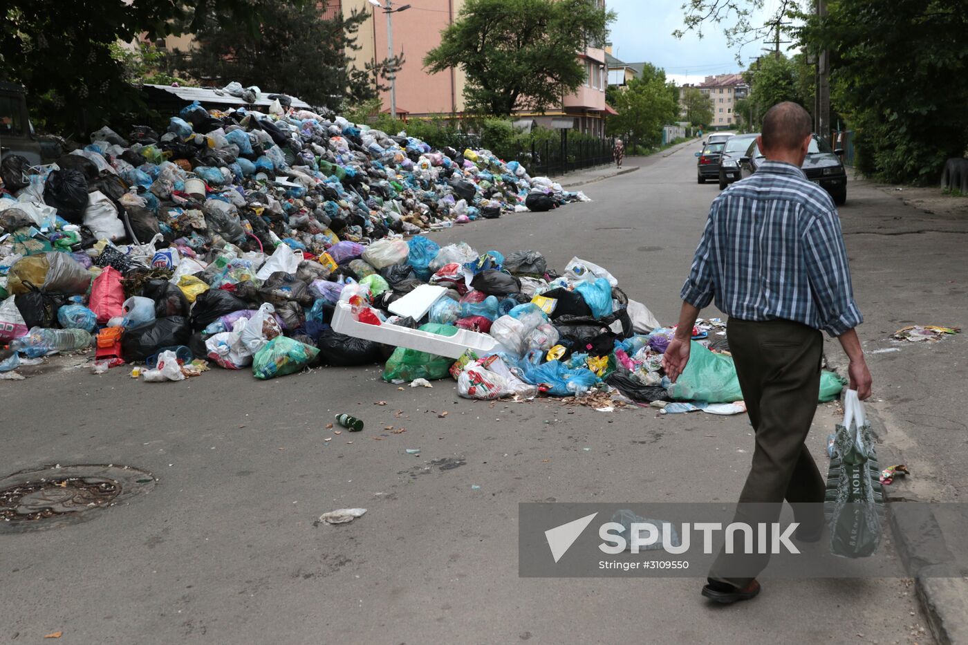 Undisposed waste in Lviv