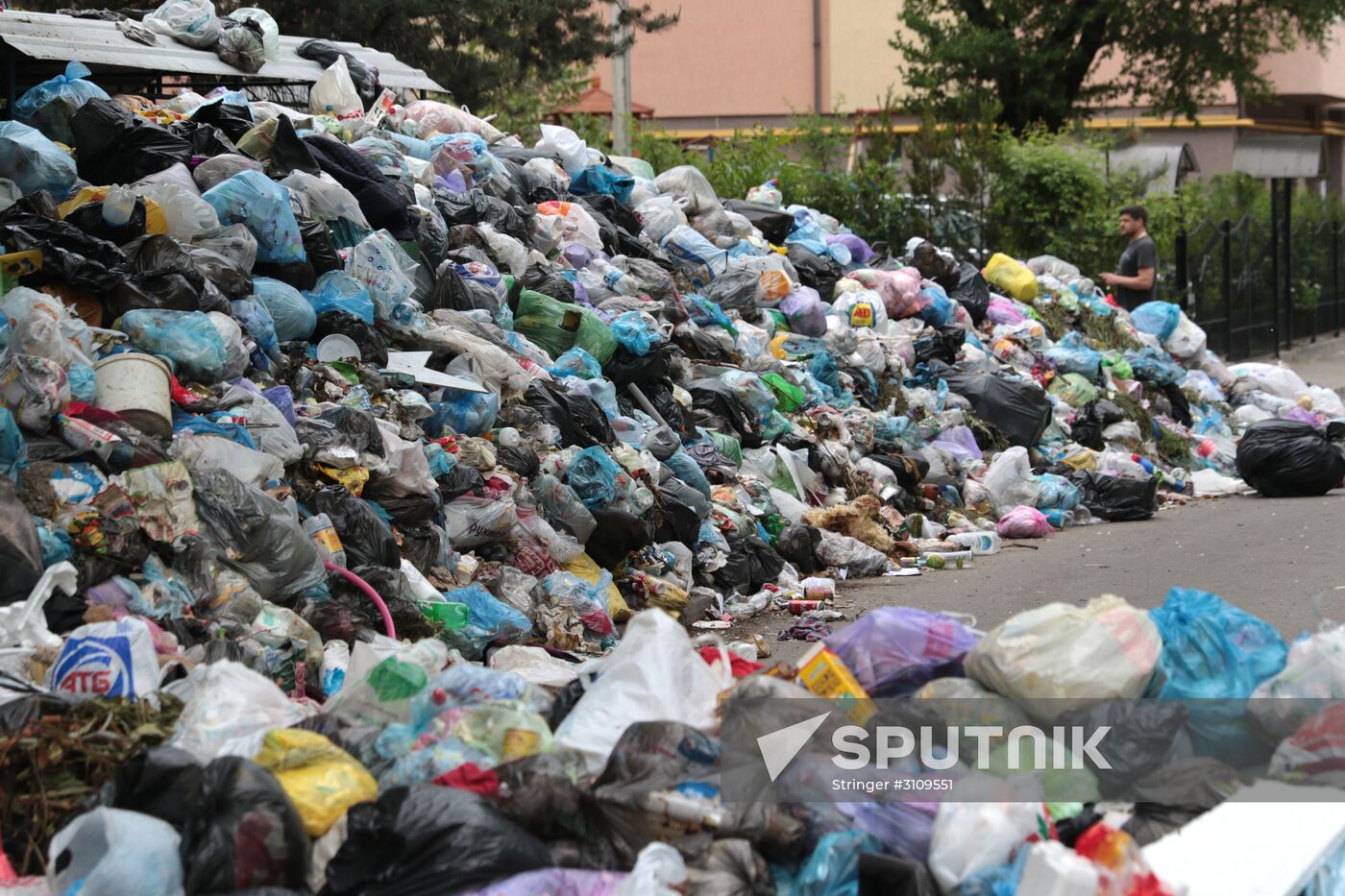 Undisposed waste in Lviv