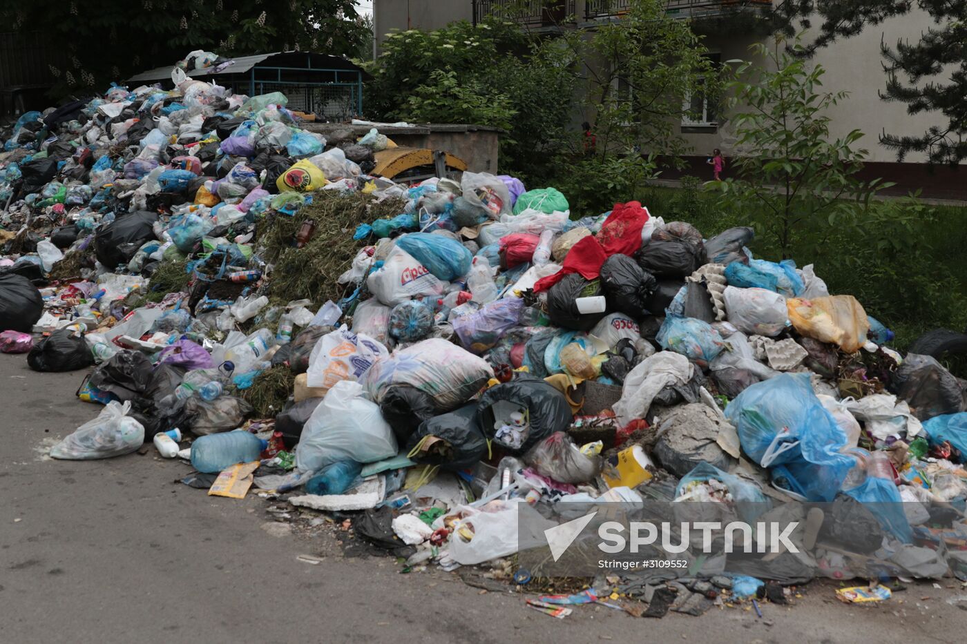 Undisposed waste in Lviv