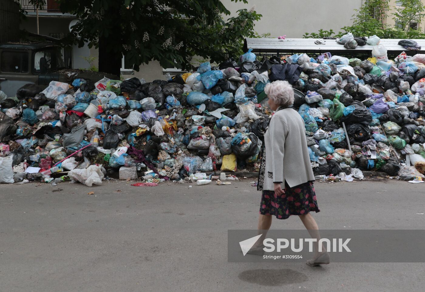 Undisposed waste in Lviv