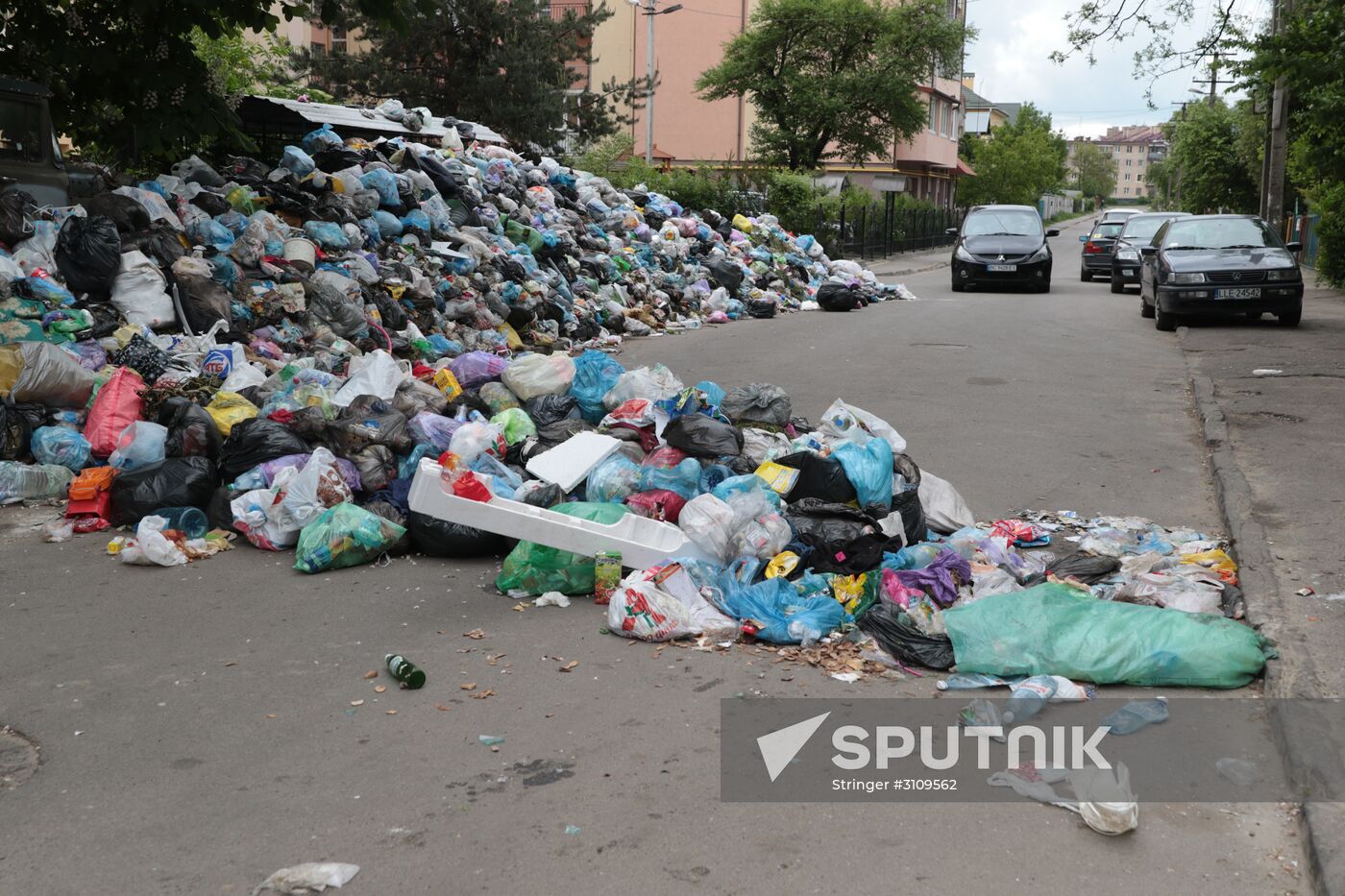 Undisposed waste in Lviv