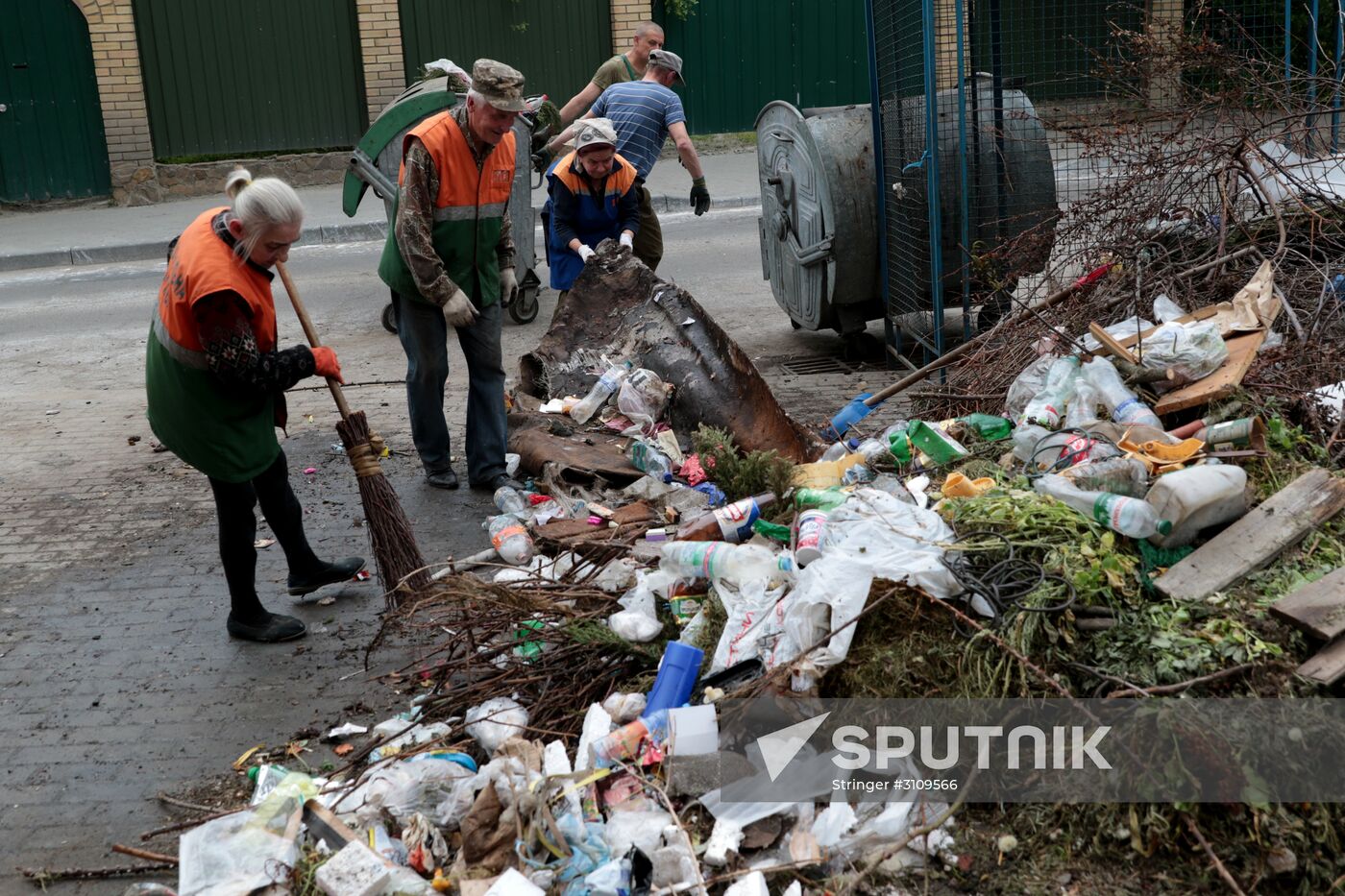 Undisposed waste in Lviv