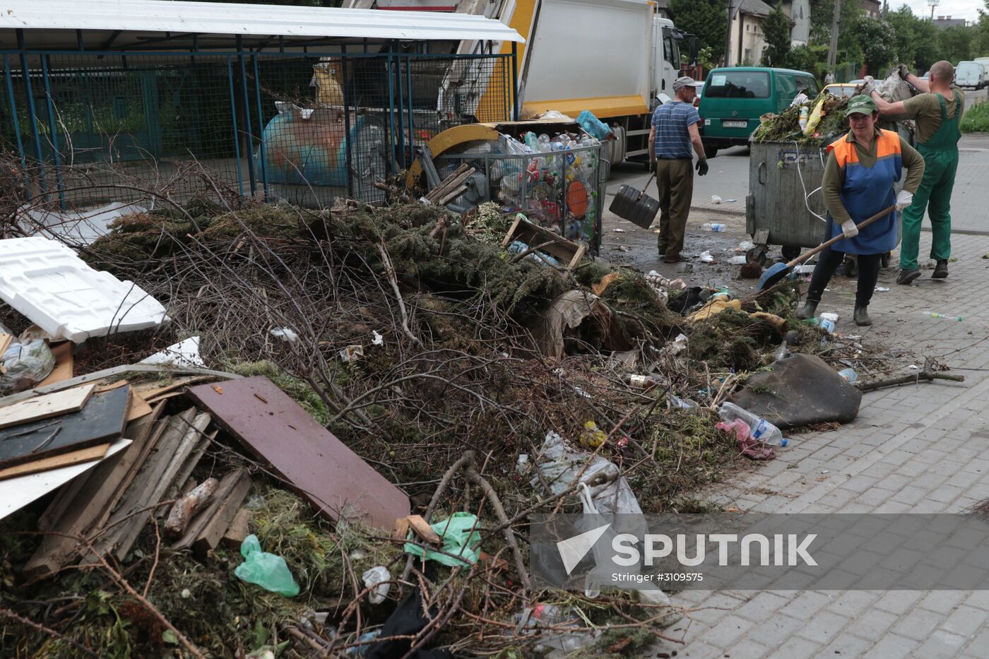 Undisposed waste in Lviv