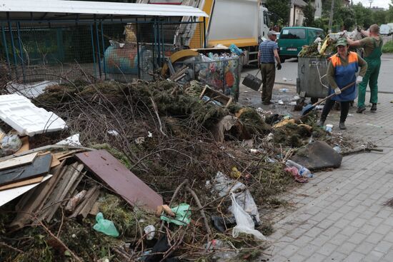 Undisposed waste in Lviv