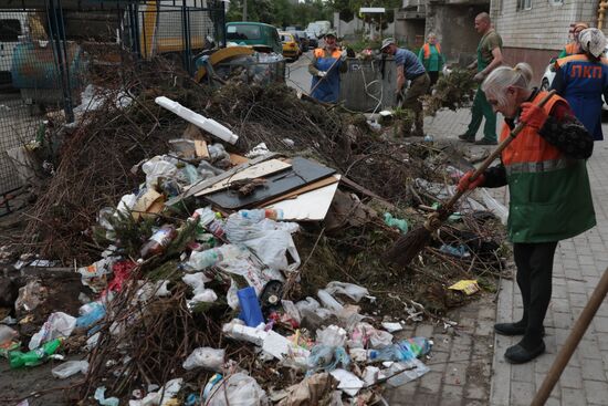 Undisposed waste in Lviv