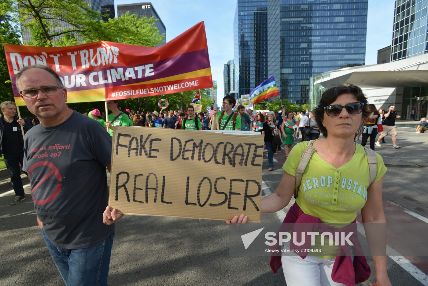 Protest in Brussels