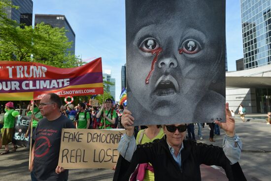 Protest in Brussels