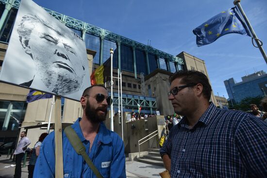 Protest in Brussels