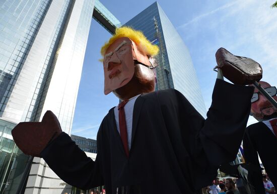 Protest in Brussels