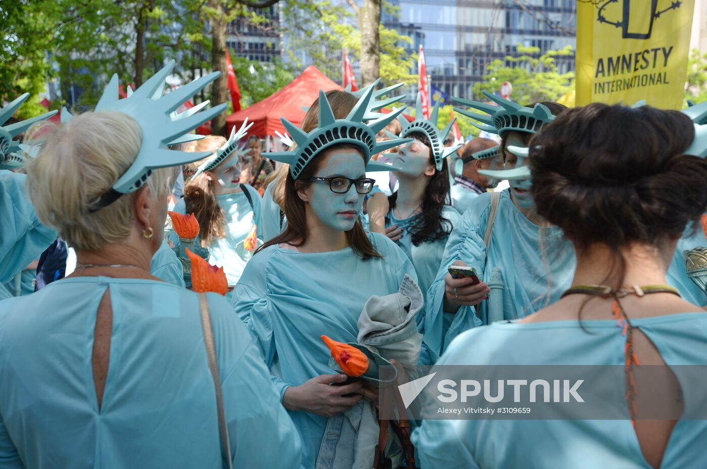 Protest in Brussels