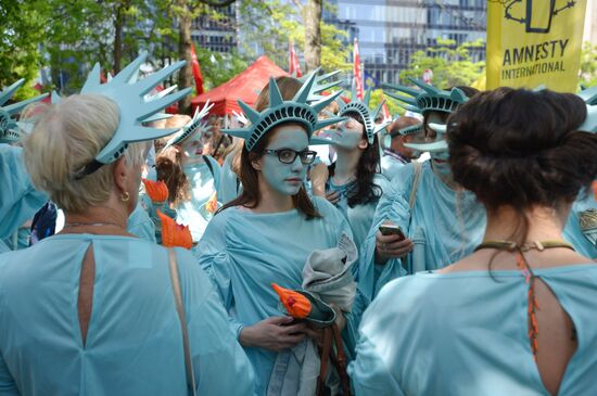 Protest in Brussels