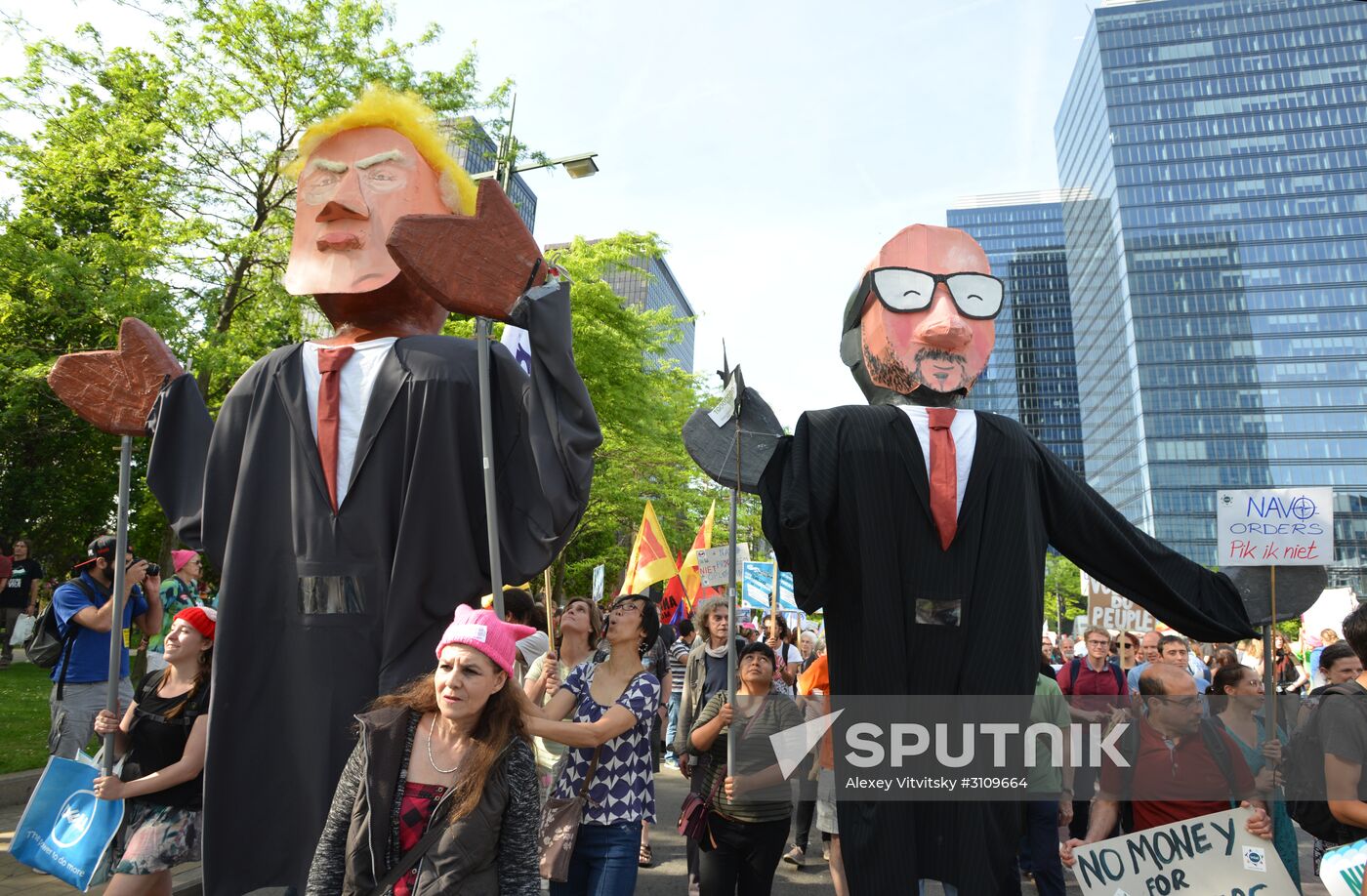 Protest in Brussels
