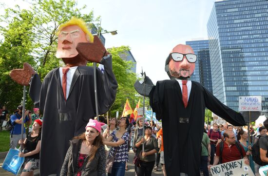 Protest in Brussels