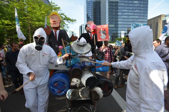 Protest in Brussels
