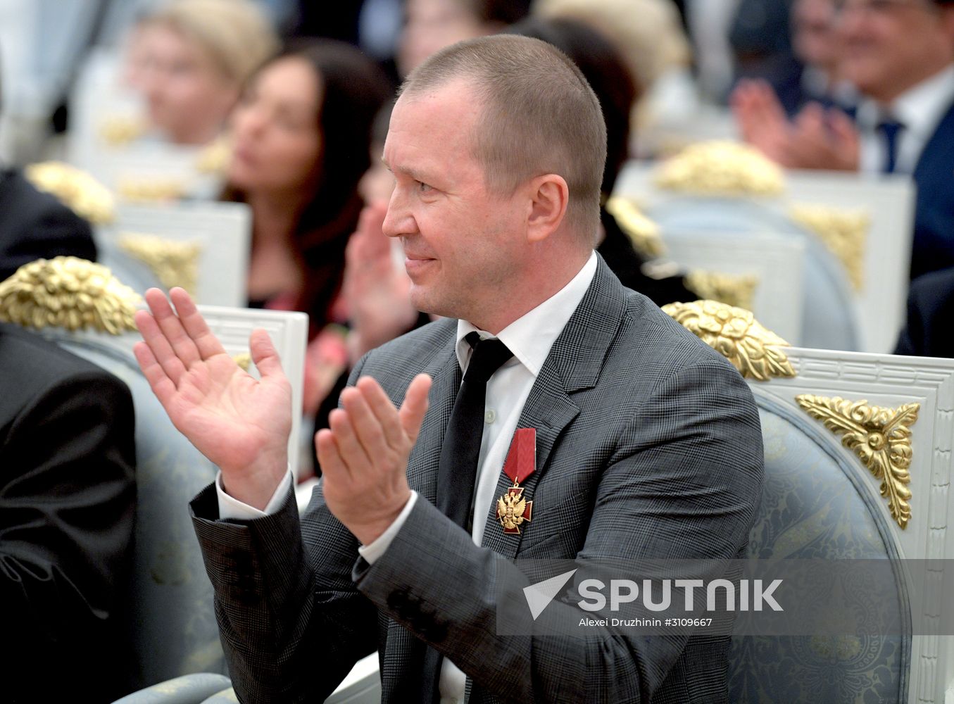 President Vladimir Putin presents state awards at Moscow Kremlin