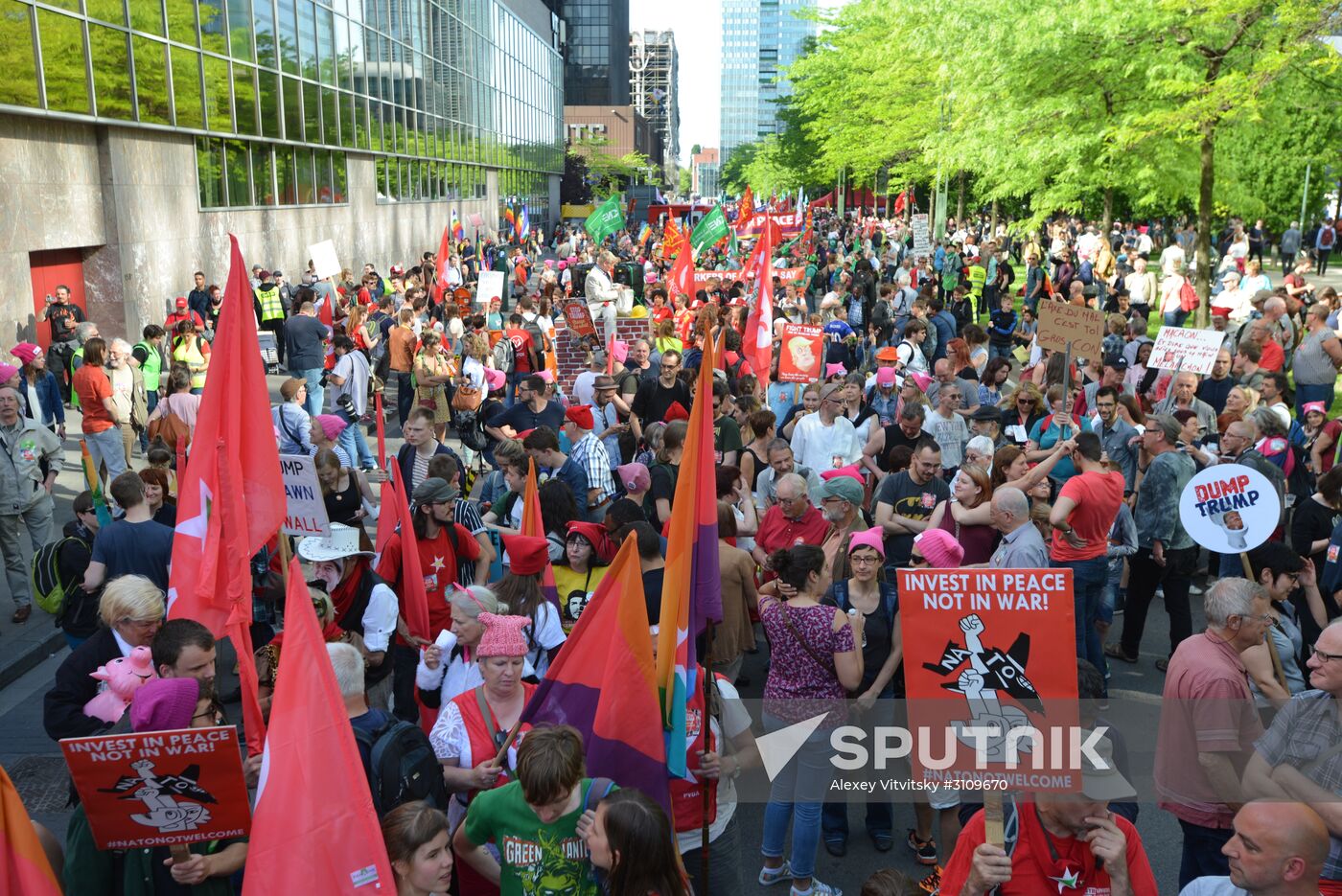 Protest in Brussels