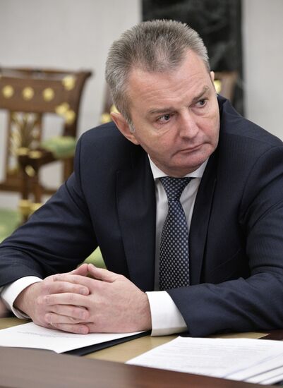 President Vladimir Putin holds Government meeting