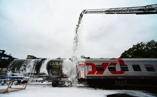 EMERCOM holds drill on handling industrial disasters