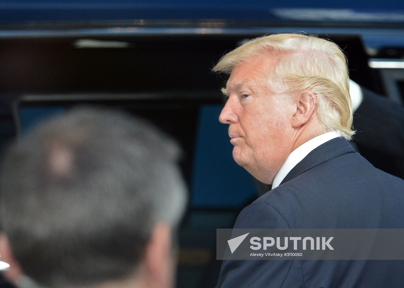 US President Donald Trump meets with EU leaders in Brussels
