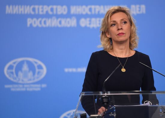 Briefing by Russian Foreign Ministry Spokesperson Maria Zakharova