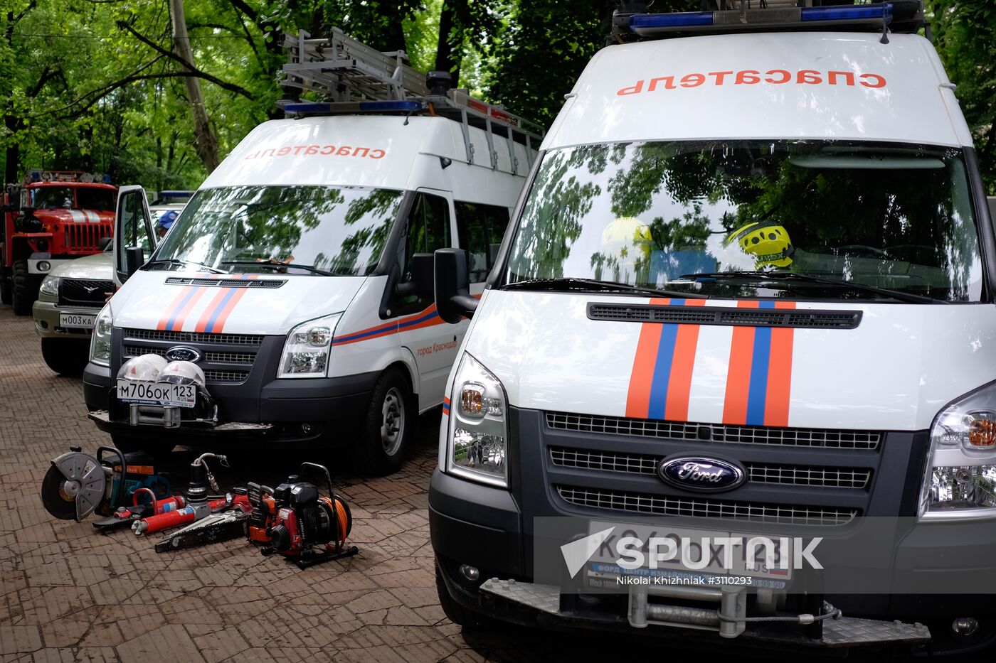 Special tactical drills in Krasnodar