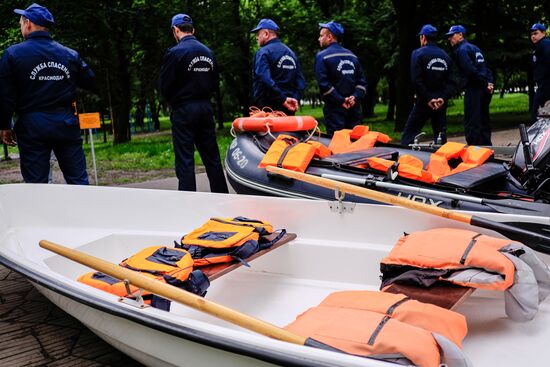 Special tactical drills in Krasnodar
