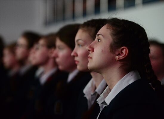 Last Bell ceremony at Defense Ministry boarding school for girls