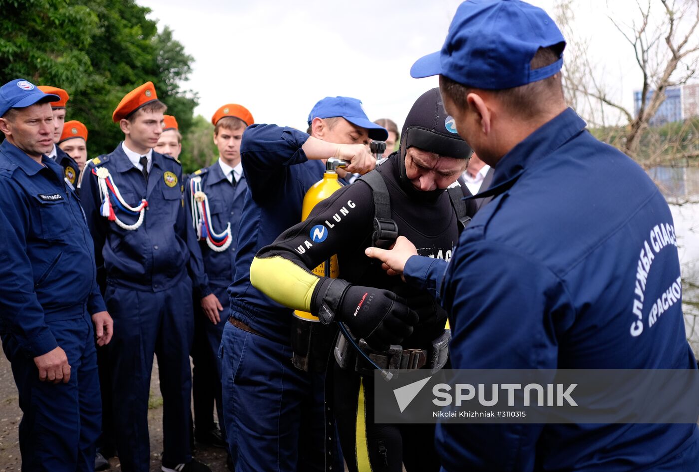 Special tactical drills in Krasnodar