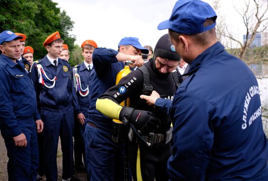 Special tactical drills in Krasnodar