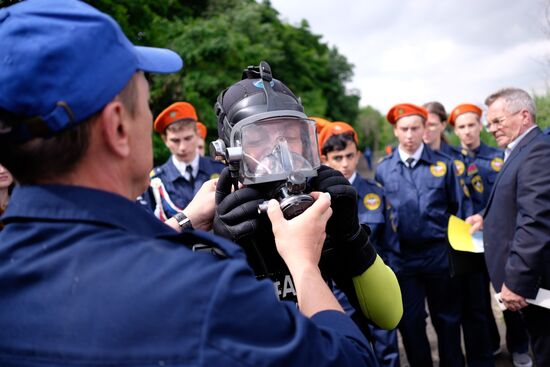 Special tactical drills in Krasnodar