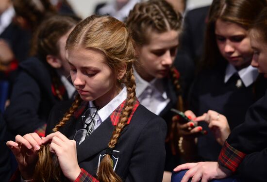 Last Bell ceremony at Defense Ministry boarding school for girls