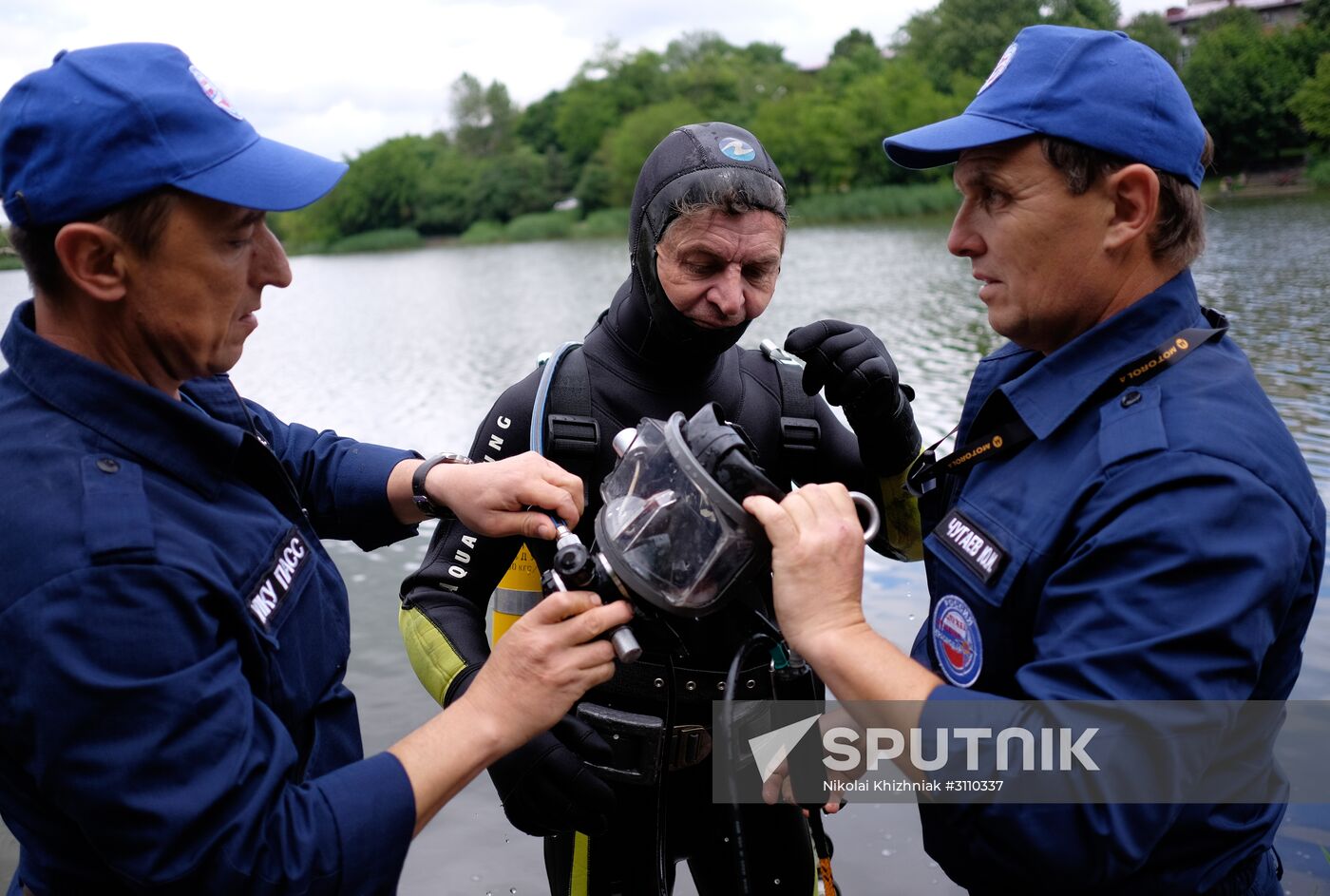 Special tactical drills in Krasnodar