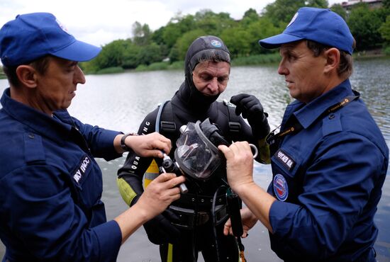 Special tactical drills in Krasnodar