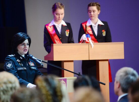 Last Bell ceremony at Defense Ministry boarding school for girls