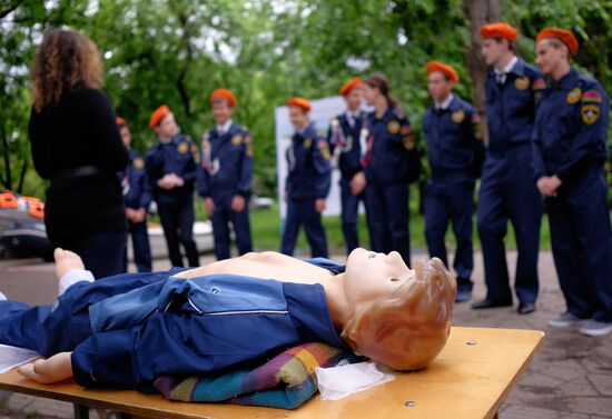 Special tactical drills in Krasnodar