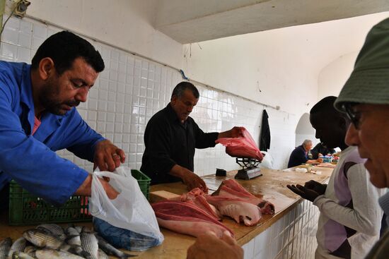 Market on Djerba island, Tunisia