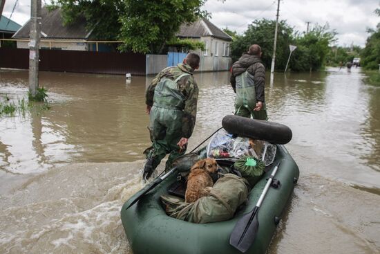 Flood in Stavropol Krai