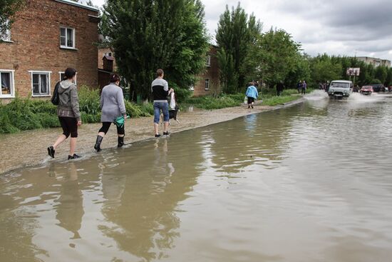 Flood in Stavropol Krai