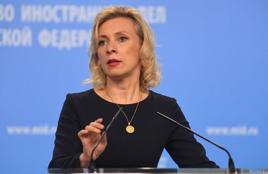 Briefing by Russian Foreign Ministry Spokesperson Maria Zakharova