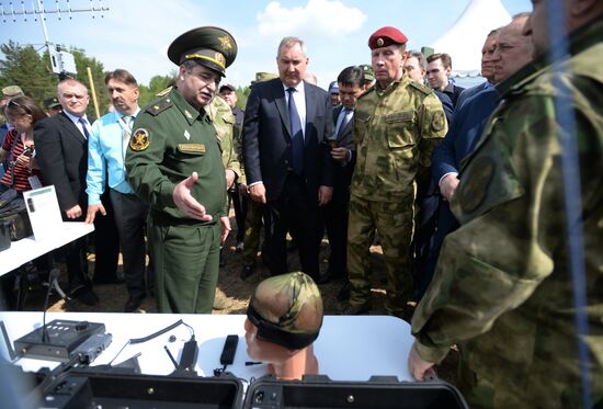 Deputy Prime Minister Rogozin visits "Law Enforcement Agencies' Advanced Technology Day" expo