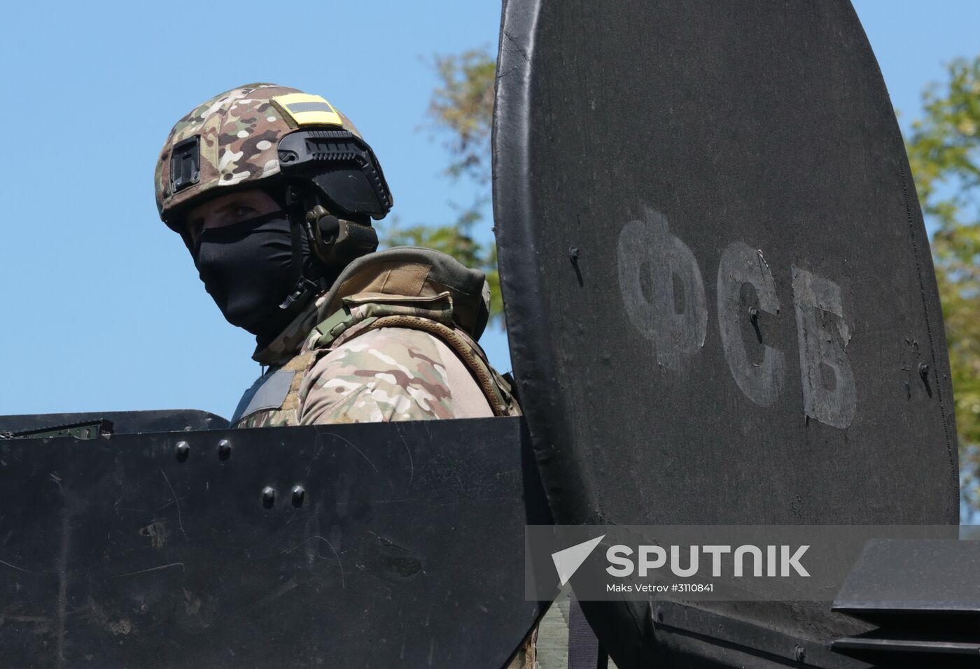 Second stage of FSB drill in Crimea